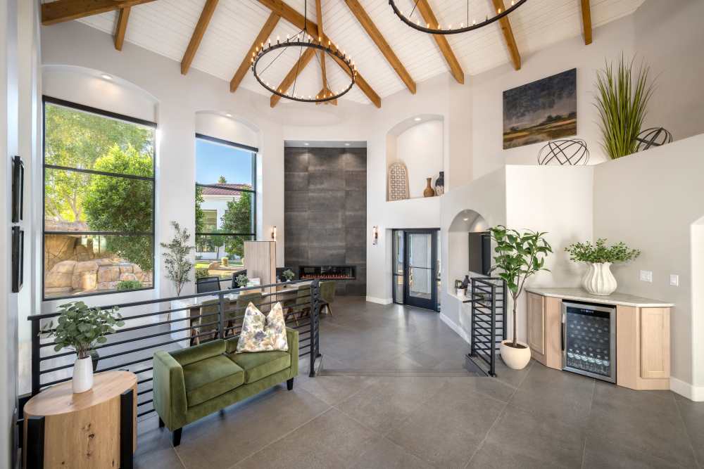 Lobby area at San Antigua in McCormick Ranch in Scottsdale, Arizona