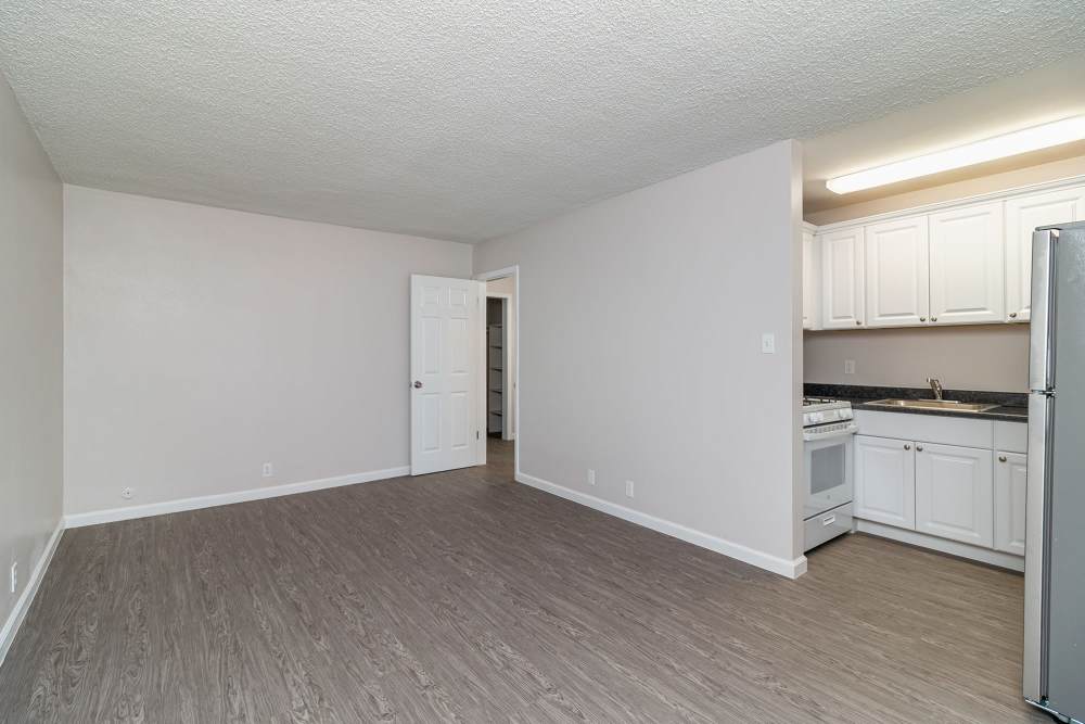 Unfurnished living room at Rosemead in San Gabriel,California