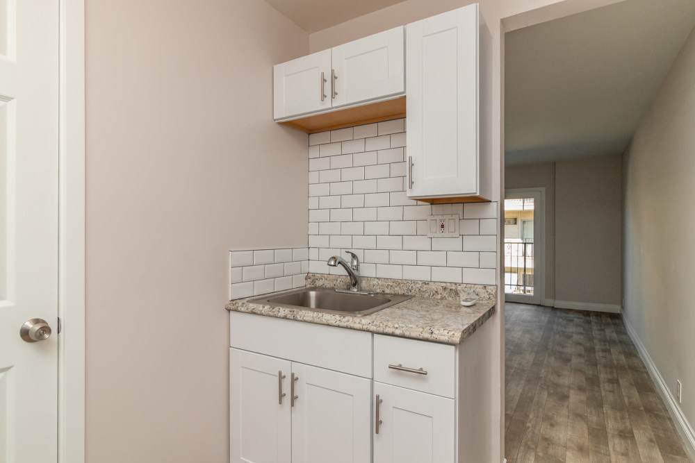Apartment kitchen at Rosemead in San Gabriel,California