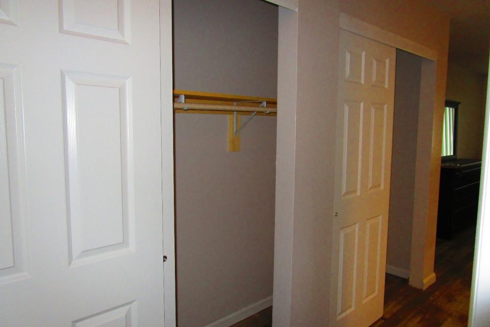 Closet with doors at Citron in Omaha,Nebraska