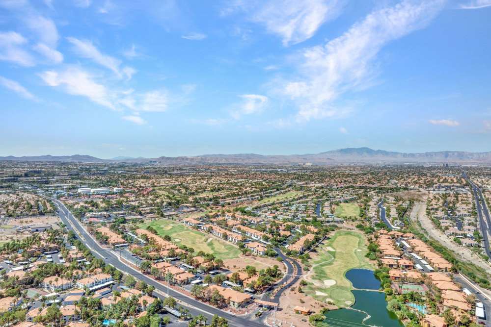 Gorgeous building exterior at Fairways on Green Valley in Henderson,Nevada