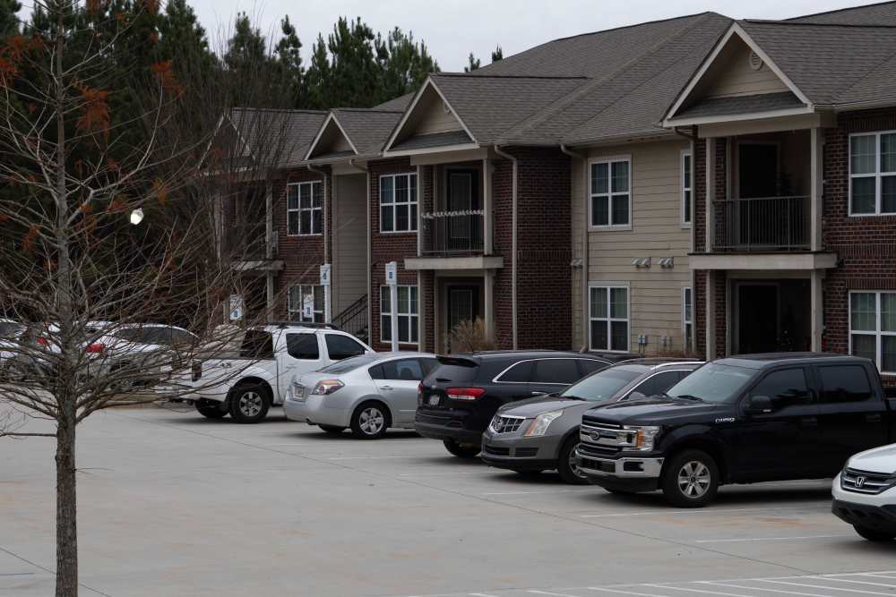 Lots of parking with welcoming neighborhood at Hardin Terrace in Jefferson, Georgia