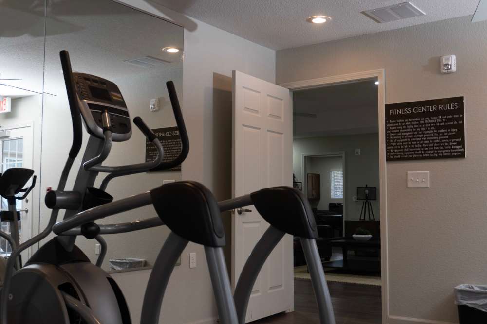 State-of-art fitness center at Hardin Terrace in Jefferson, Georgia