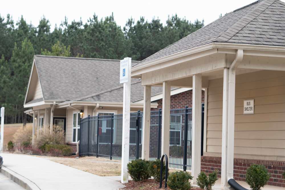 Lots of walking path in the community at Hardin Terrace in Jefferson, Georgia