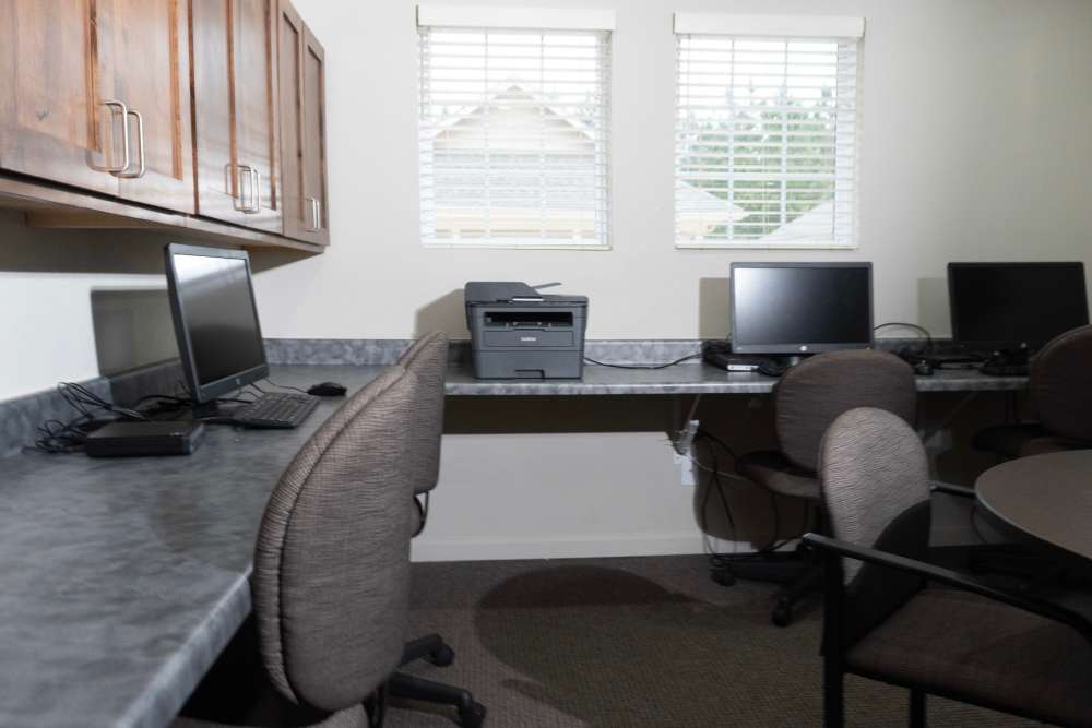 Business center at Hardin Terrace in Jefferson, Georgia