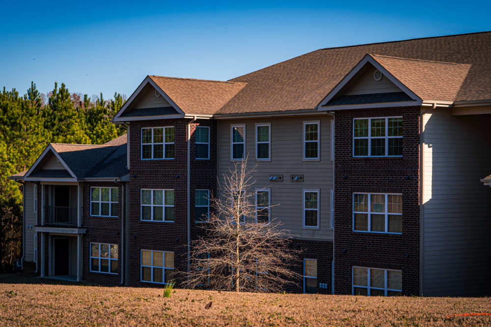 Building exterior view at Hardin Terrace in Jefferson, Georgia