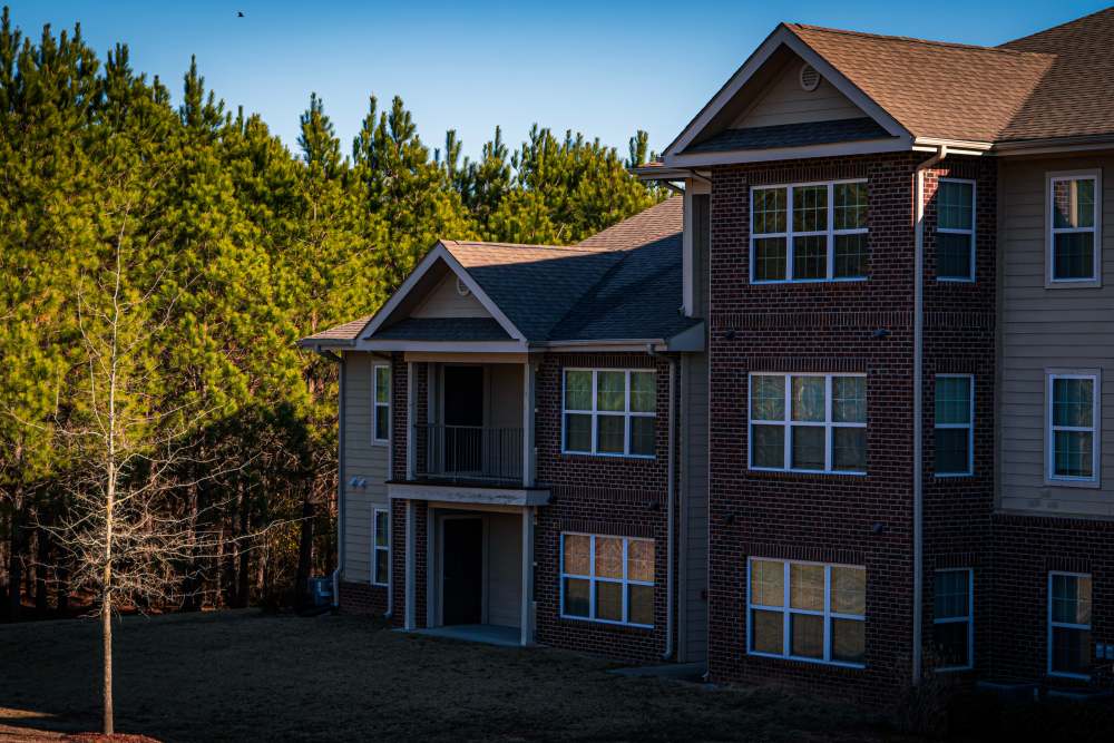 View of the apartments at Hardin Terrace in Jefferson, Georgia
