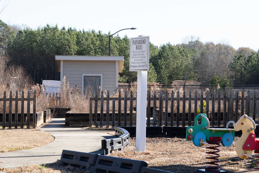 Playground in the community at Hardin Terrace in Jefferson, Georgia
