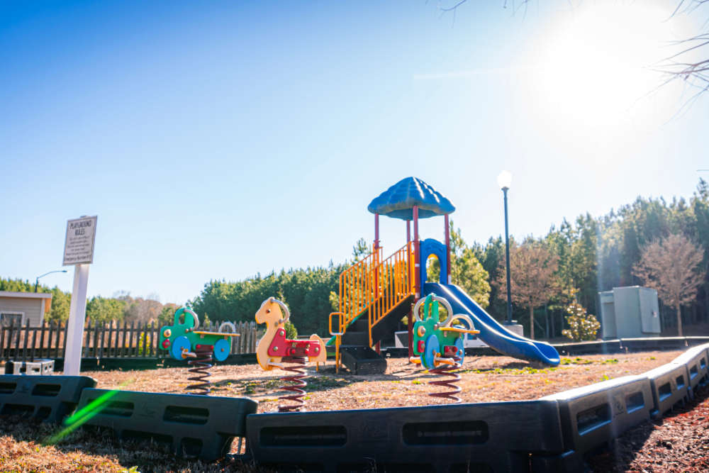 View of playground at Hardin Terrace in Jefferson, Georgia
