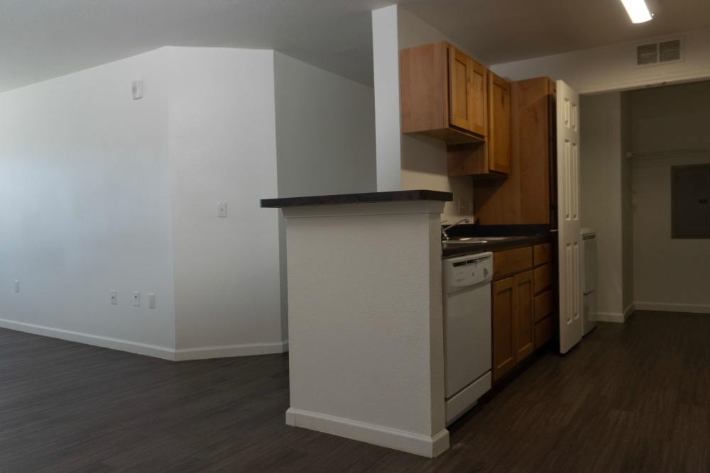 Spacious open kitchen at Hardin Terrace in Jefferson, Georgia