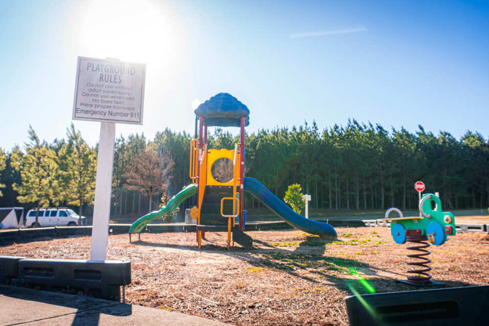 Kids playground at Hardin Terrace in Jefferson, Georgia
