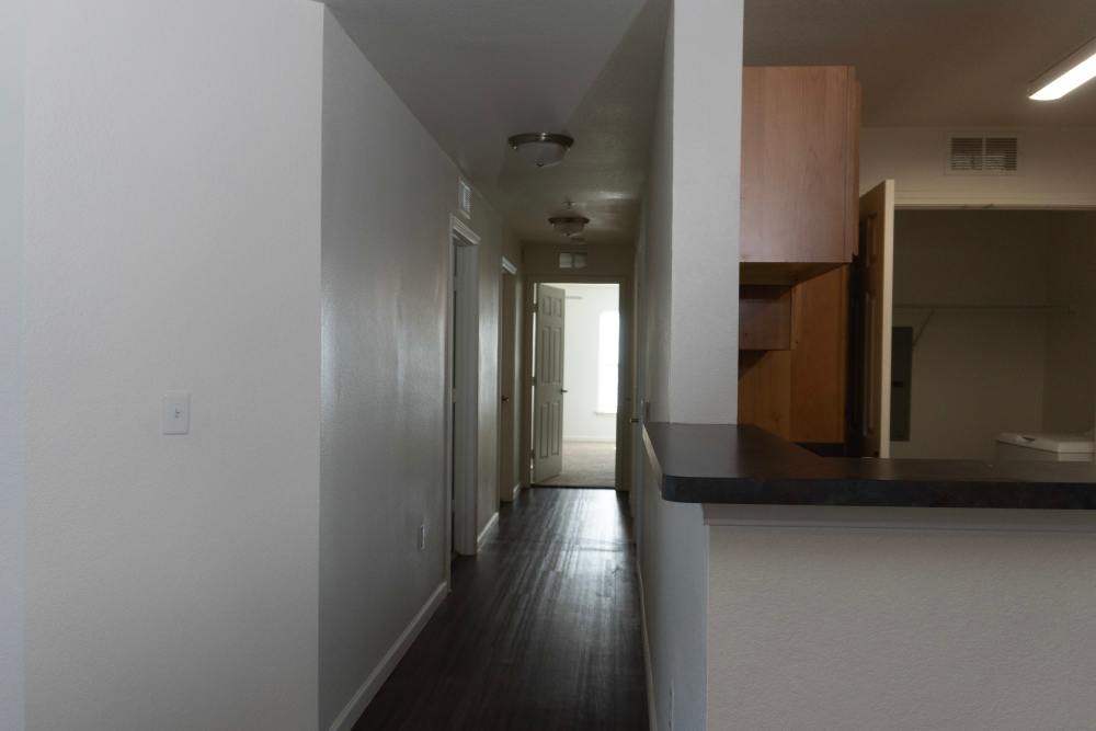 Island kitchen at Hardin Terrace in Jefferson, Georgia