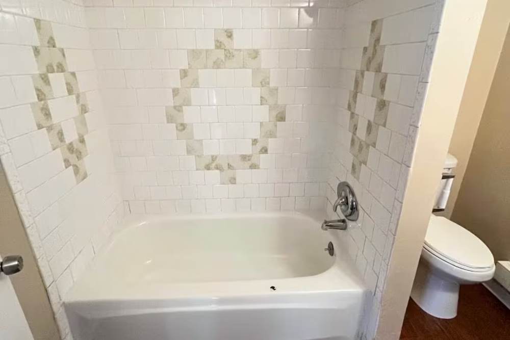 Bathroom at Westminster Apartments in Spokane, Washington