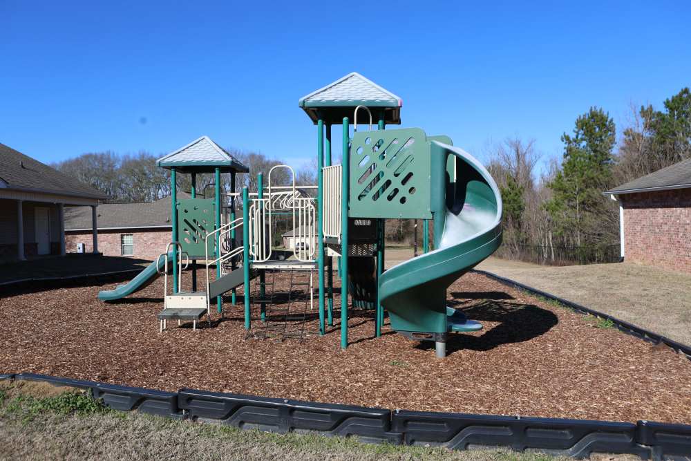 Kids play area at Chapel Estates II in Jackson, Mississippi