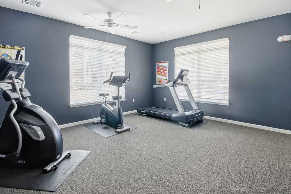 Fitness center at Glenn Park in San Angelo, Texas