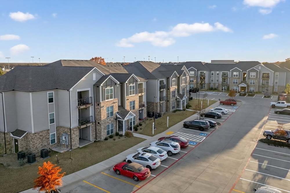 Apartment car parking two at Juniper Pointe in Kaufman, Texas