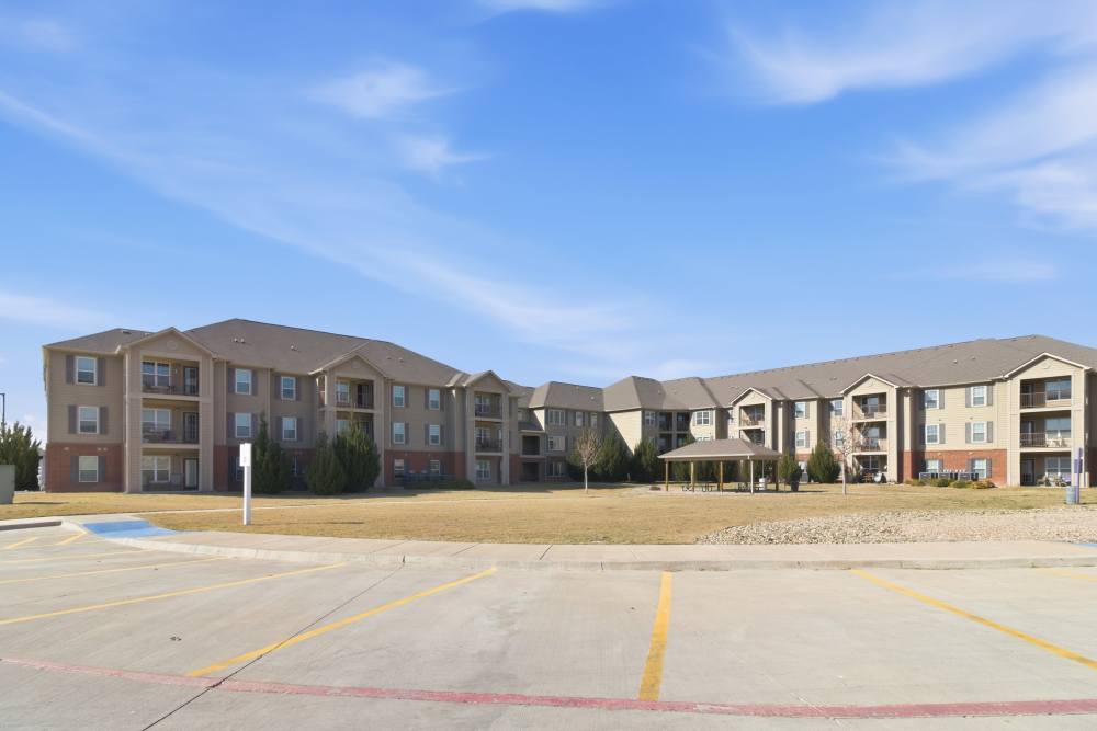 Charming view of community with parking at Kirby Park in San Angelo, Texas