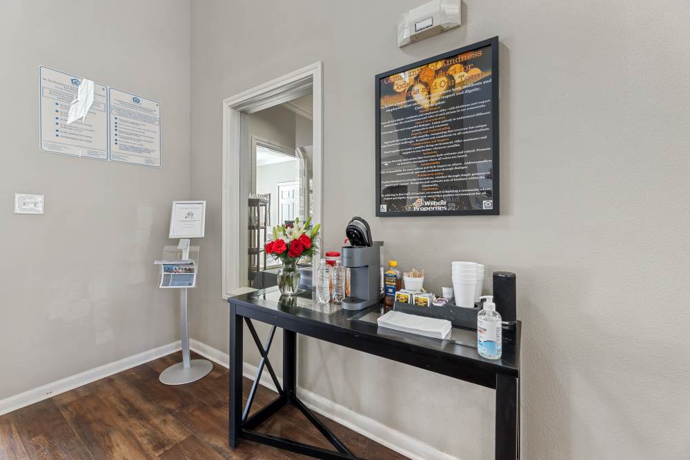 Coffee machine at Knightsbridge in Humble, Texas