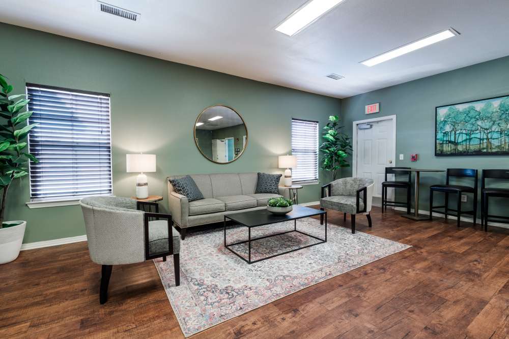 Living room at North Grand Villas in Amarillo,Texas