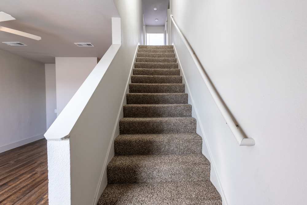 Stairwell access inside the apartment at North Grand Villas in Amarillo,Texas