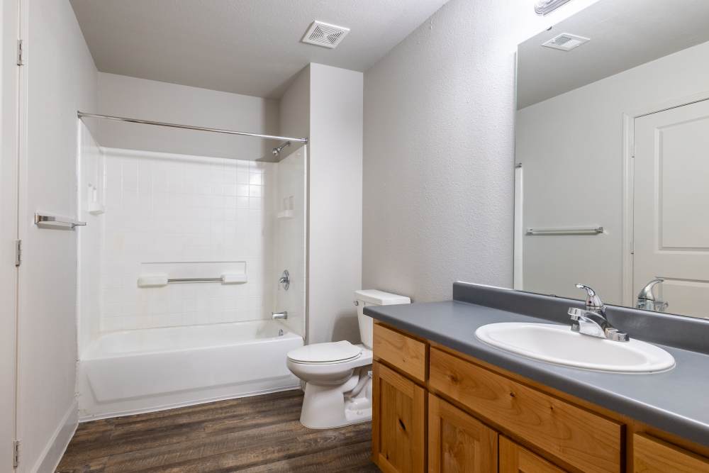 Bathroom at North Grand Villas in Amarillo,Texas