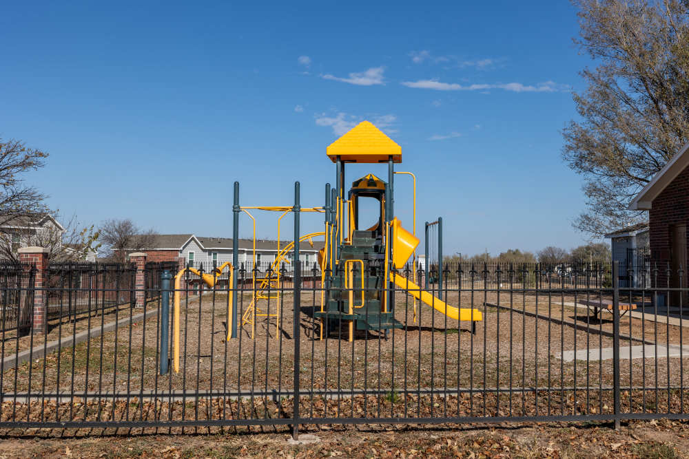Community playground at North Grand Villas in Amarillo,Texas