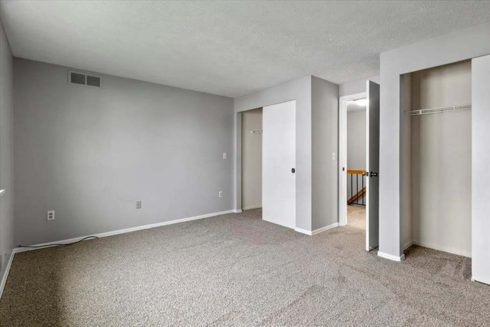Bedroom at Summit Knolls Apartments & Townhomes in Webster,New York