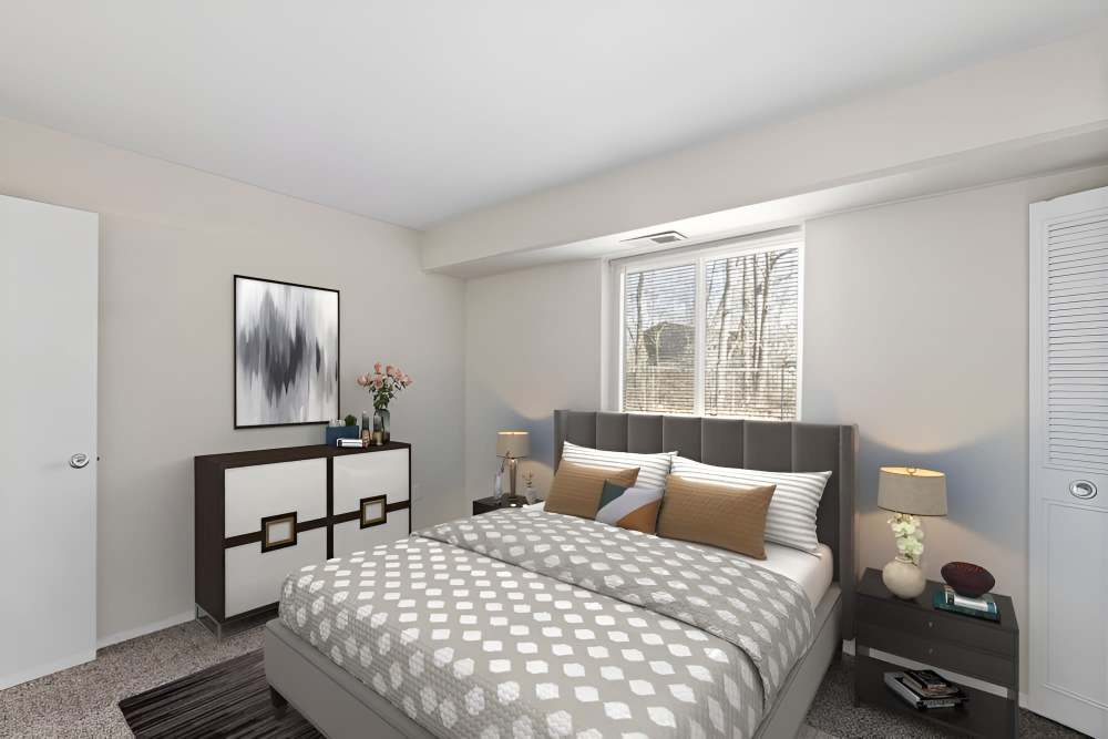 Bedroom at Fox Club in Capitol Heights, Maryland