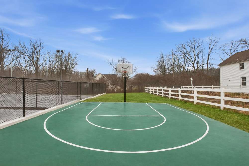 Basketball court at The Woods at Ambler, an Eagle Rock Community in Ambler. PA