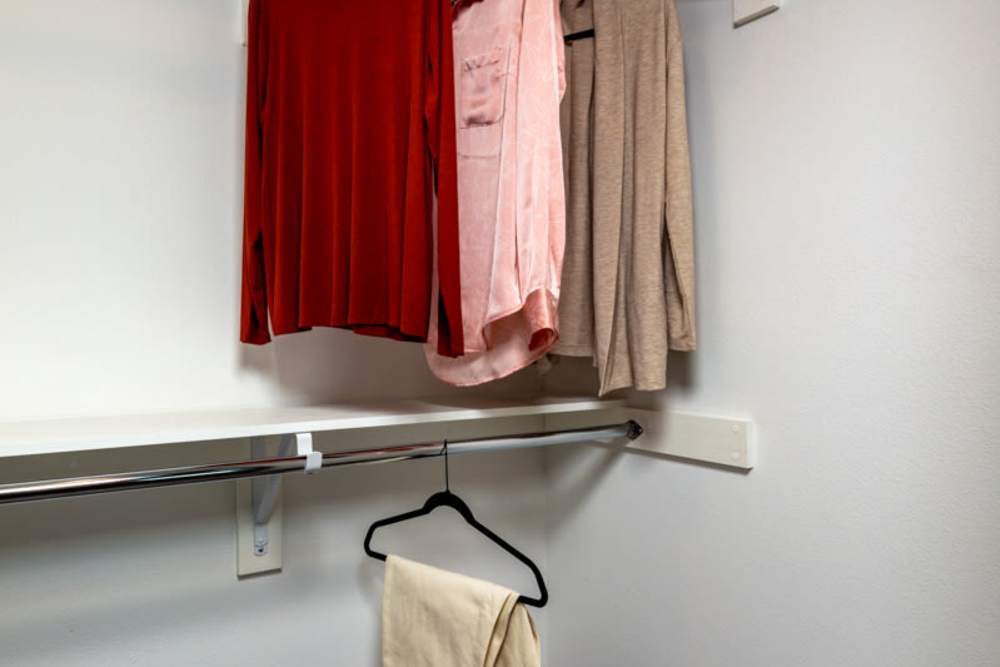 Closet at Haven Apartments in Los Angeles, California