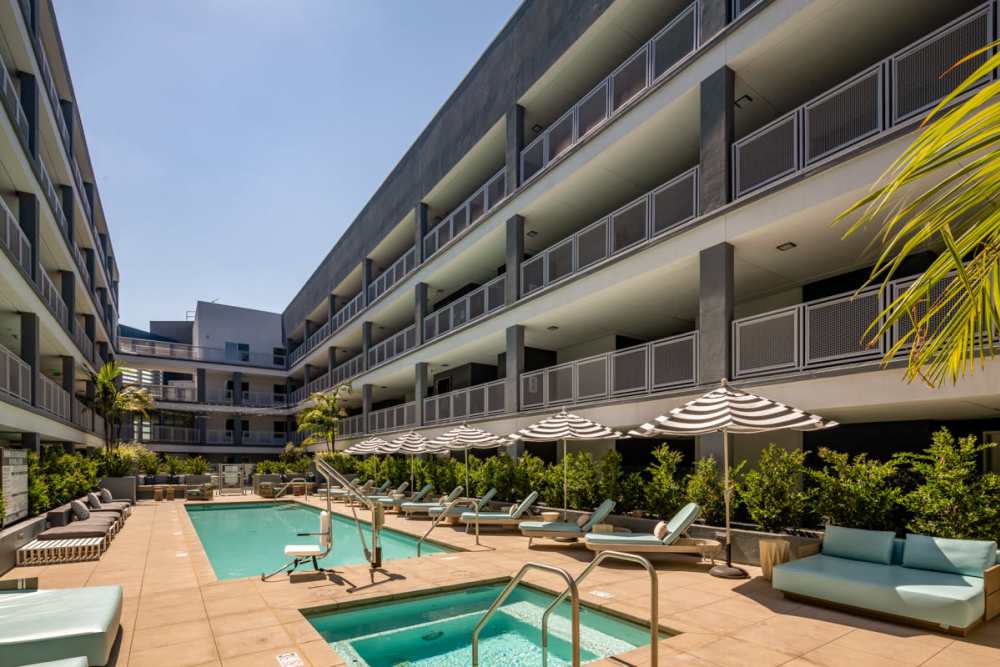 Spa at Haven Apartments in Los Angeles, California