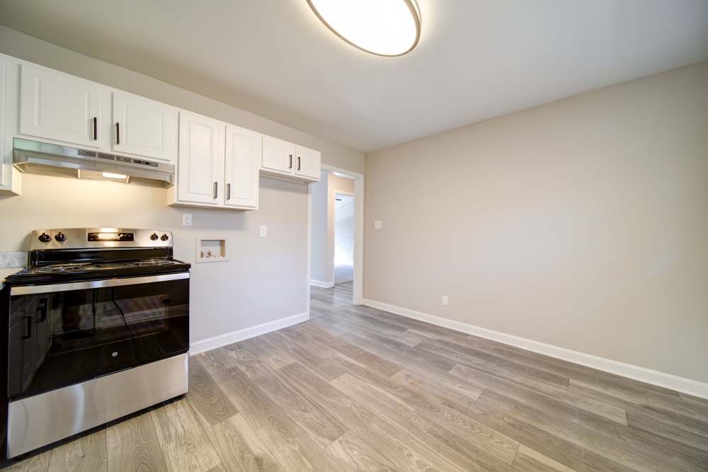 Spacious kitchen at Pine Ridge at Reynolda in Winston-Salem, North Carolina
