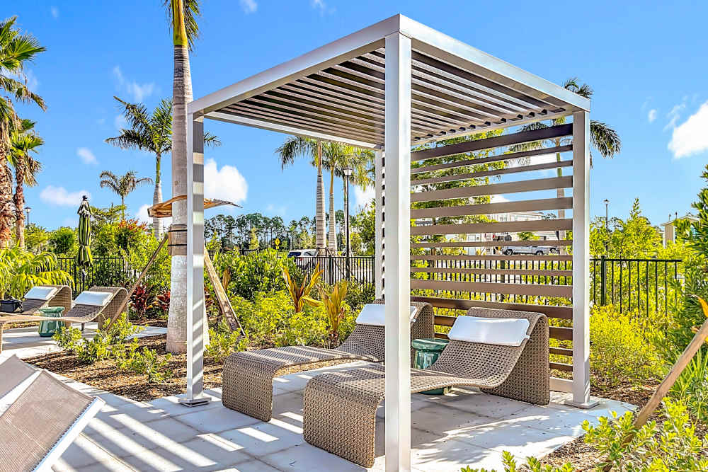 Stylish Cabanas with Lounges at BB Living at Lakewood Ranch in Lakewood Ranch, Florida