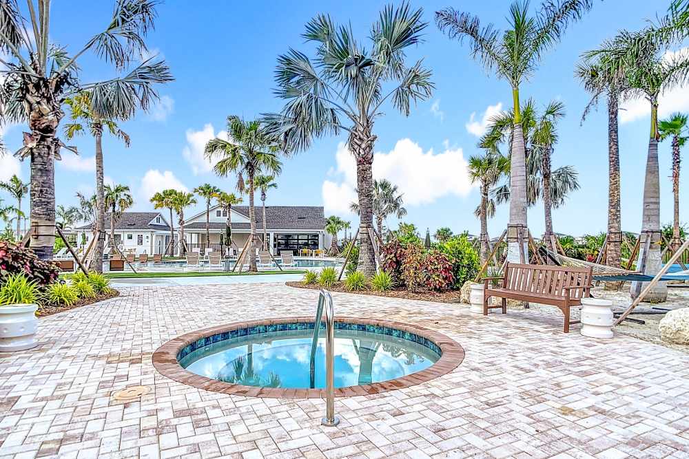 Hot tub at BB Living at Lakewood Ranch in Lakewood Ranch, Florida