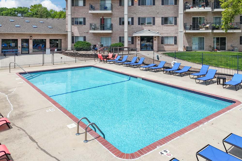 Kids play area at Cambridge Court Apartments in West Des Moines, Iowa