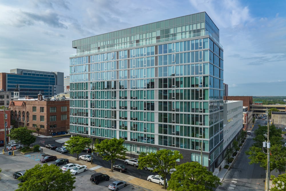 Building exterior at Crosby Hill in Wilmington, Delaware