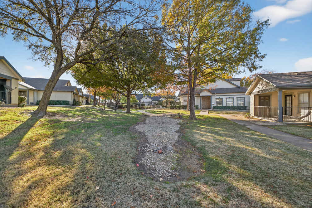 Lawn outside of Rosemont of Hillsboro in Hillsboro, Texas