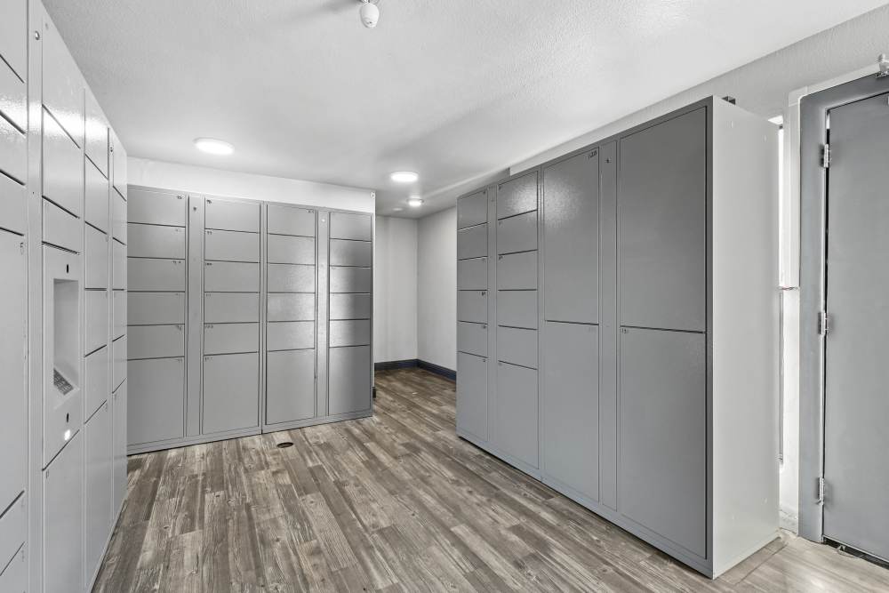 24-hour Package Lockers at Aberdeen at Bellmar in Dallas, Texas