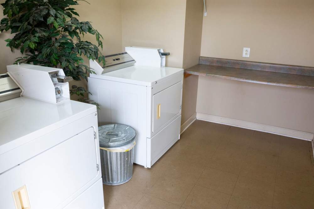 Community laundry area at Stonebridge in Jacksonville, Illinois