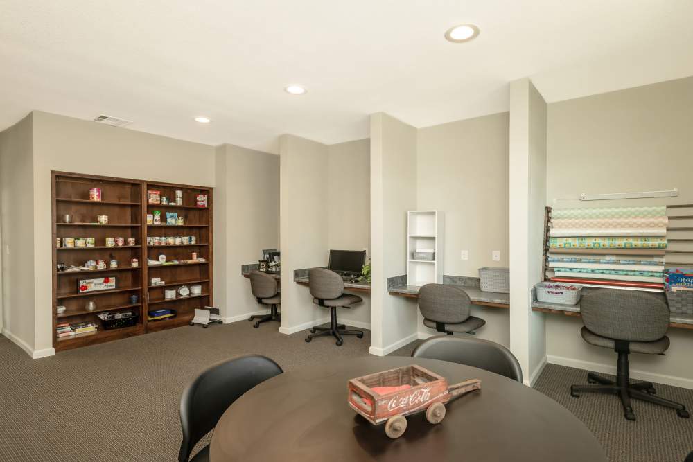 Business center at Sunnydale Pointe in Wichita, Kansas