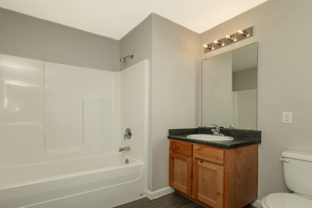 Bathroom at Sunnydale Pointe in Wichita, Kansas