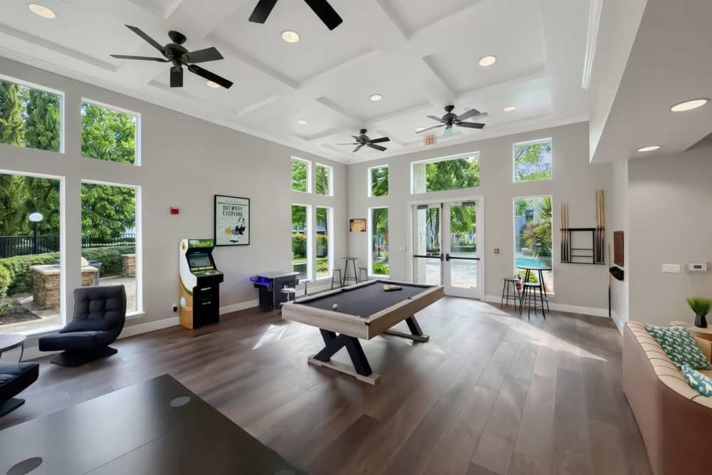 Game room at Miramonte and Trovas in Sacramento,California