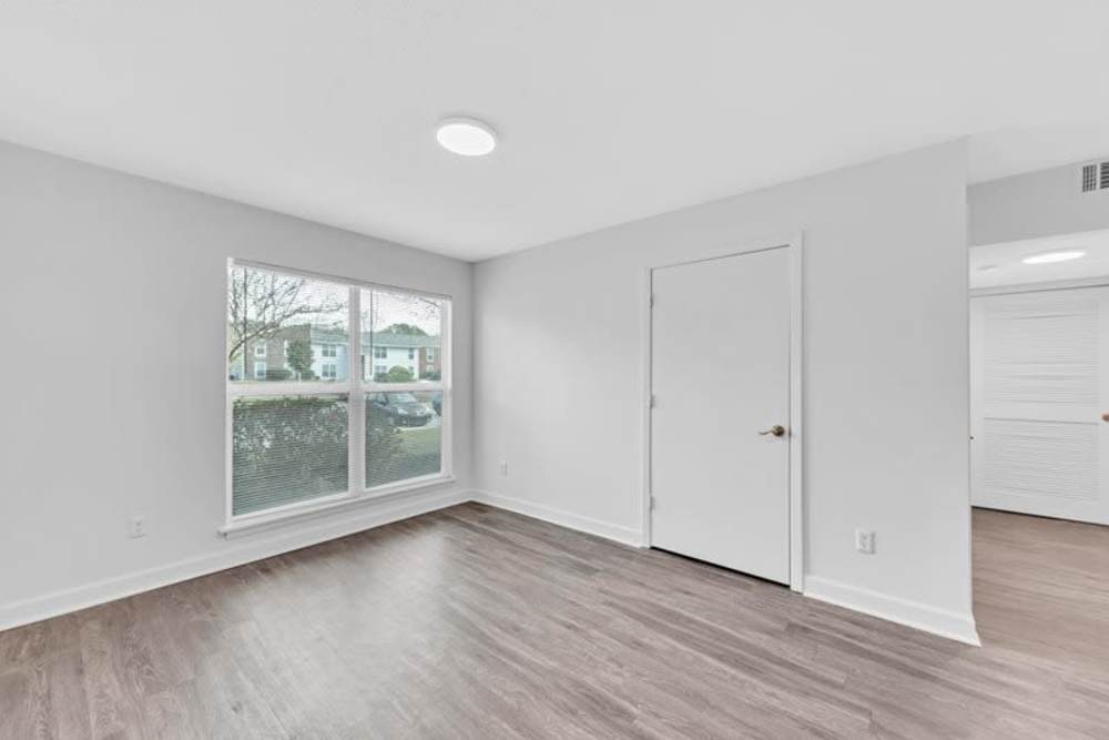 Bedroom with closet at Canebreak Apartments in Summerville, South Carolina