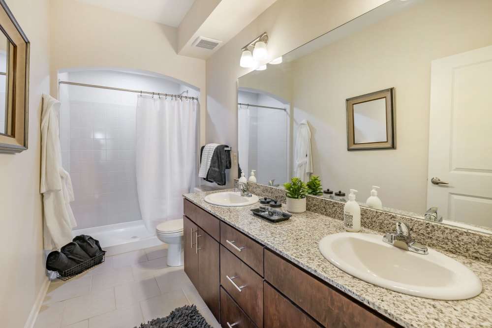 Living area at The Landing at Briarcliff in Kansas City, Missouri