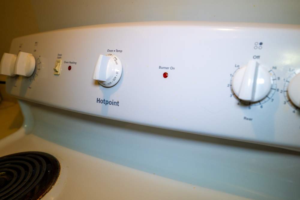 Close-up view of a washing machine at Willowbrook II in Lafayette, Louisiana
