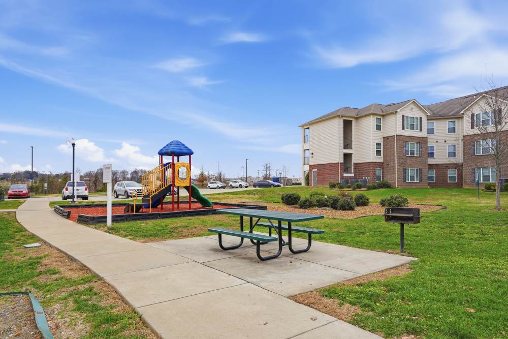 Community playground at Wood Falls in Lebanon,Tennessee