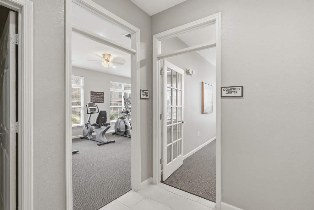 Gym entrance at Wood Falls in Lebanon,Tennessee