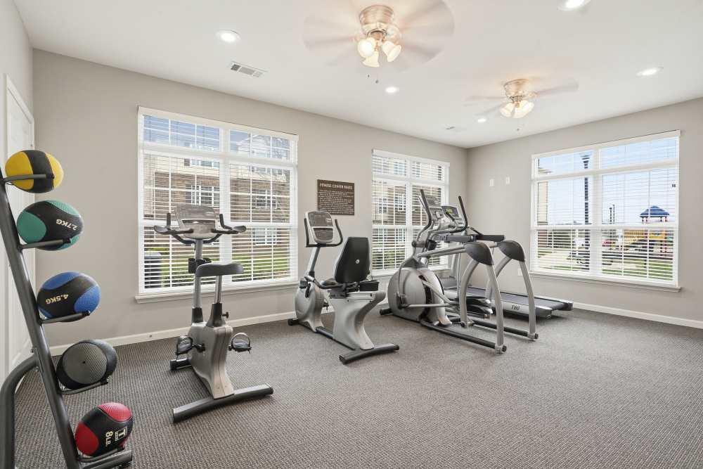 Community fitness center at Wood Falls in Lebanon,Tennessee