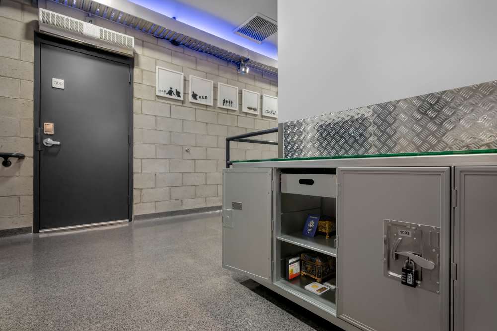Lobby Locker unit at Hollywood Vaults in Los Angeles, California