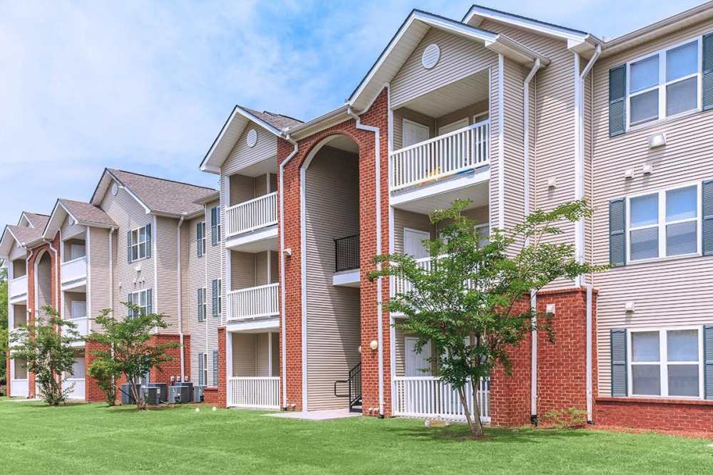 Community building exterior view at Sawgrass Park in Gulfport,Mississippi 
